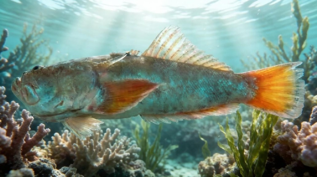 Two-spined yellow-tail stargazer
